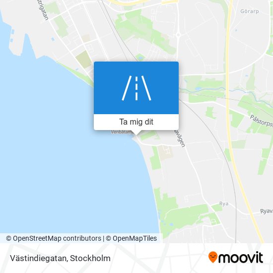 Västindiegatan karta