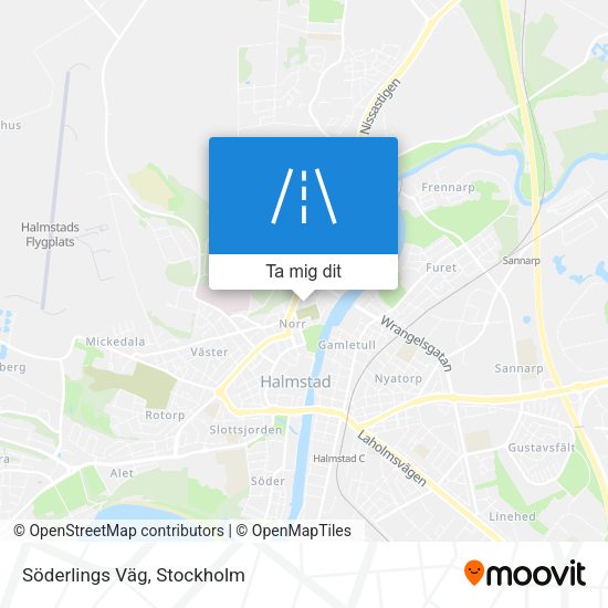 Söderlings Väg karta