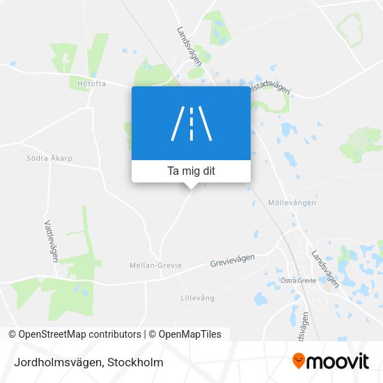 Jordholmsvägen karta