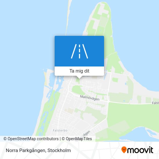 Norra Parkgången karta