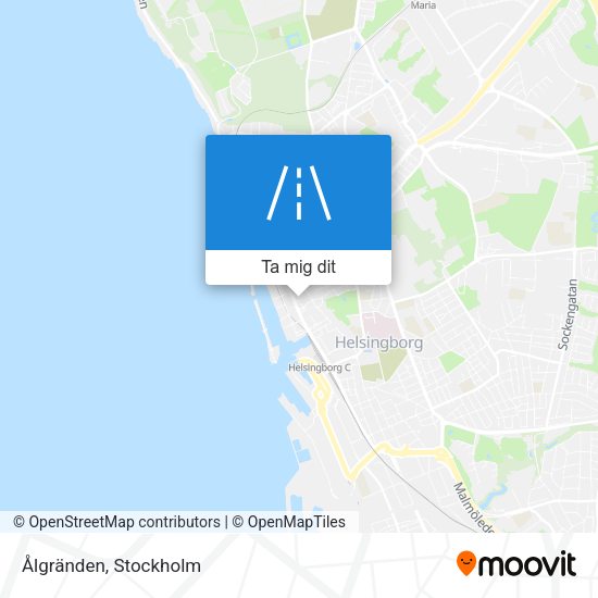 Ålgränden karta