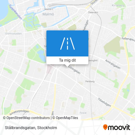 Stålbrandsgatan karta
