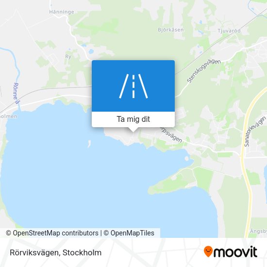 Rörviksvägen karta