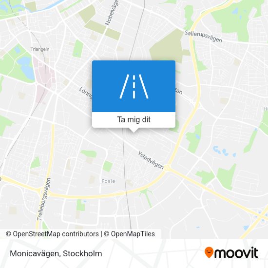 Monicavägen karta