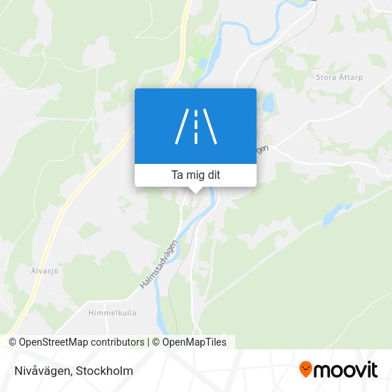Nivåvägen karta