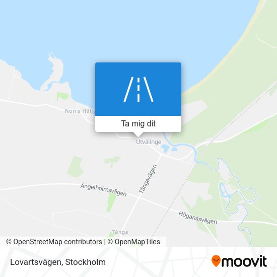 Lovartsvägen karta
