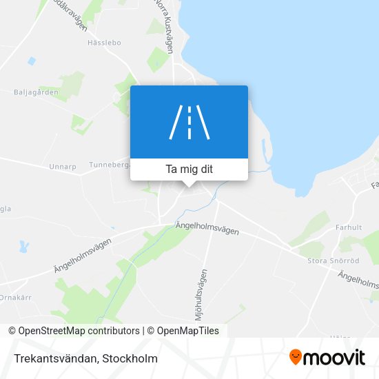 Trekantsvändan karta