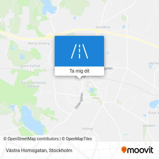 Västra Hornsgatan karta
