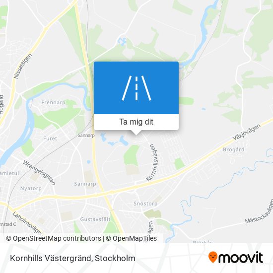 Kornhills Västergränd karta