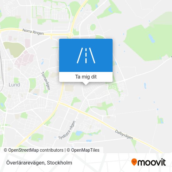 Överlärarevägen karta