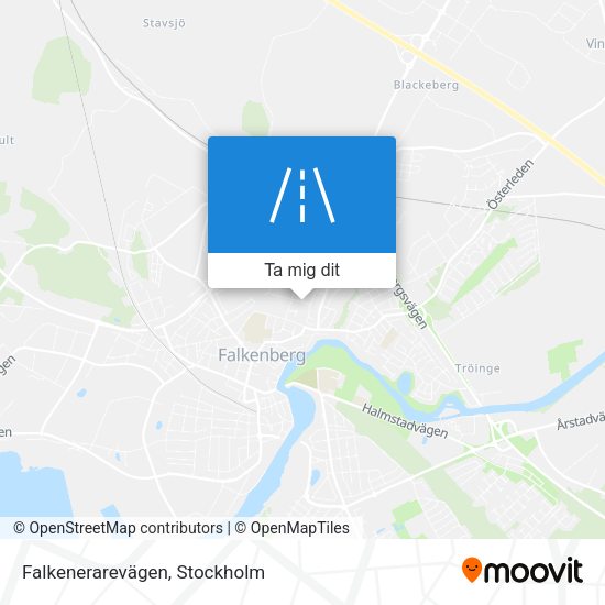 Falkenerarevägen karta
