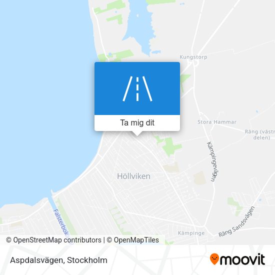 Aspdalsvägen karta