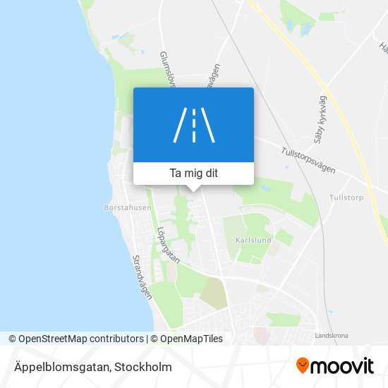 Äppelblomsgatan karta