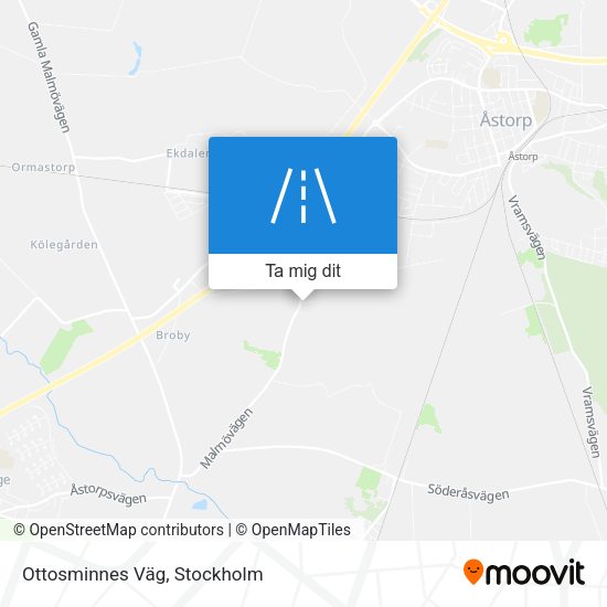 Ottosminnes Väg karta