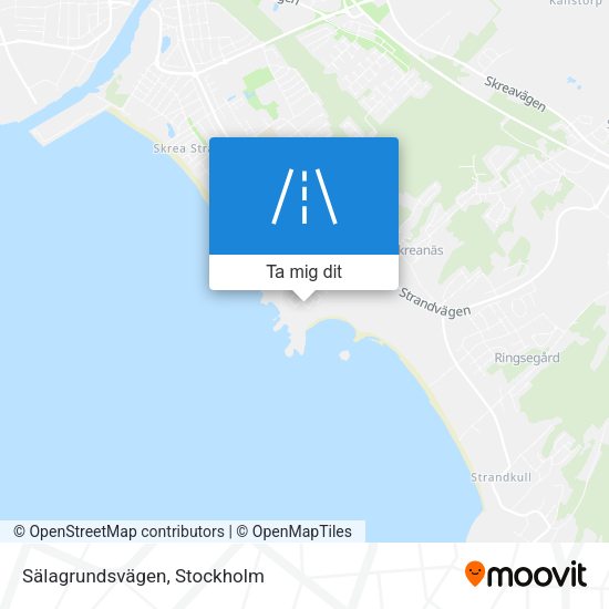 Sälagrundsvägen karta