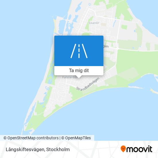 Långskiftesvägen karta