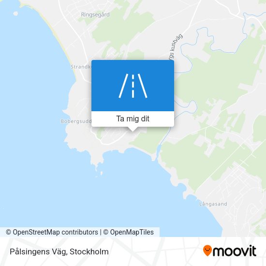 Pålsingens Väg karta