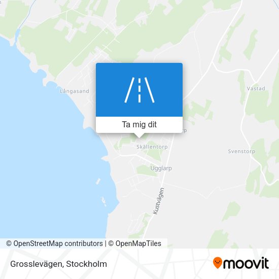 Grosslevägen karta
