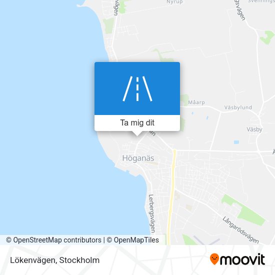 Lökenvägen karta