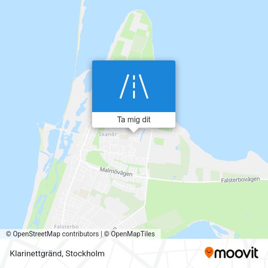 Klarinettgränd karta