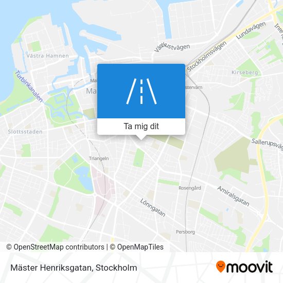 Mäster Henriksgatan karta