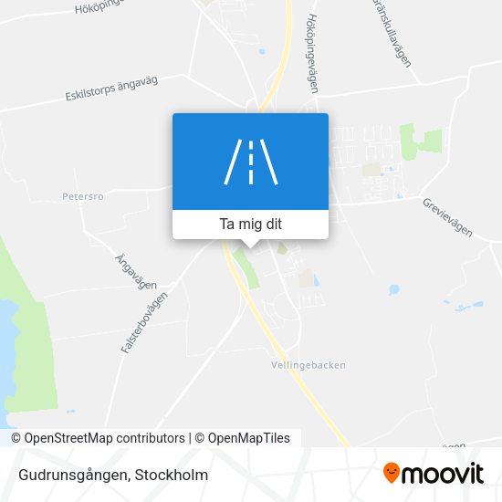Gudrunsgången karta