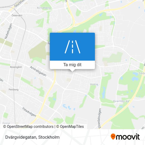 Dvärgvidegatan karta
