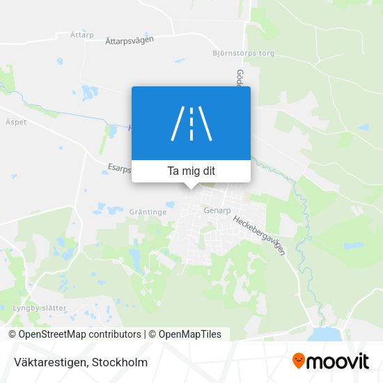 Väktarestigen karta