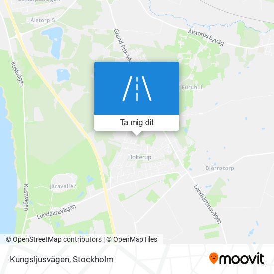 Kungsljusvägen karta