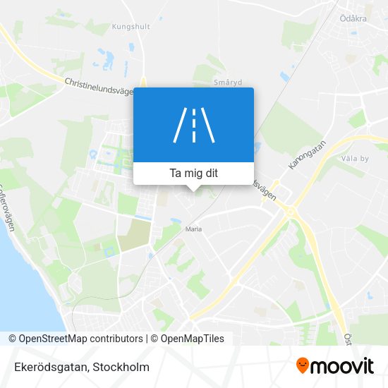 Ekerödsgatan karta