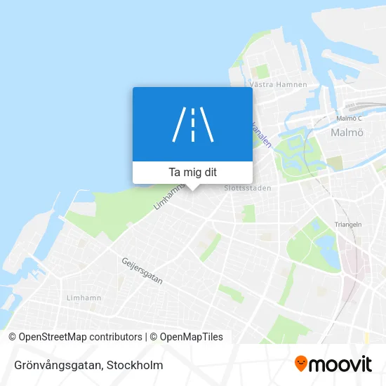 Grönvångsgatan karta