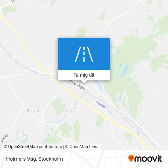 Holmers Väg karta