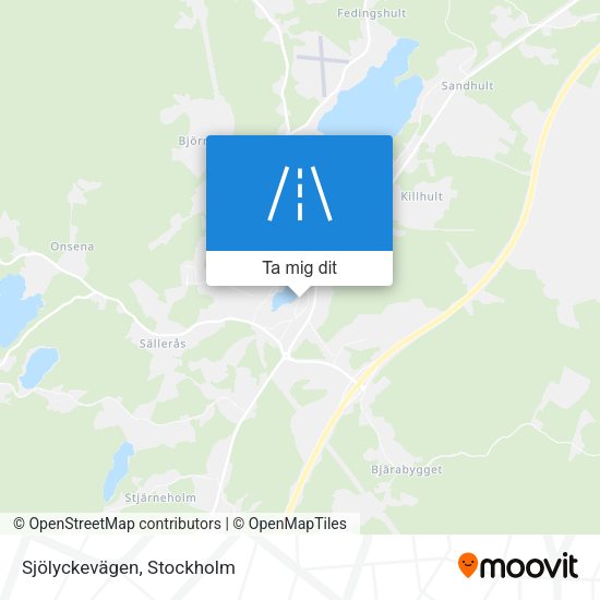 Sjölyckevägen karta