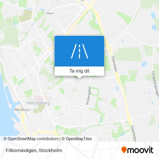 Filbornavägen karta