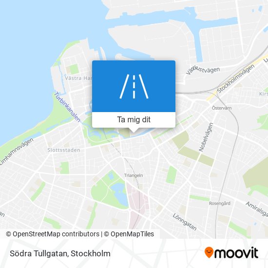 Södra Tullgatan karta