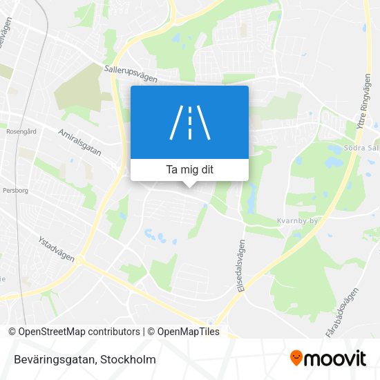 Beväringsgatan karta