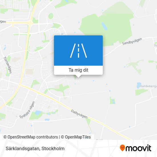 Särklandsgatan karta