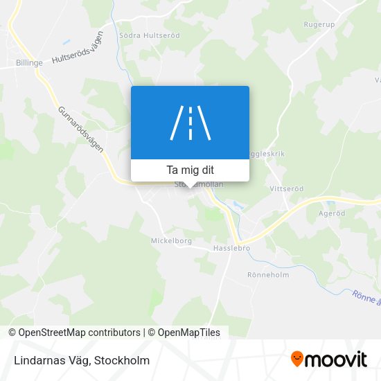 Lindarnas Väg karta