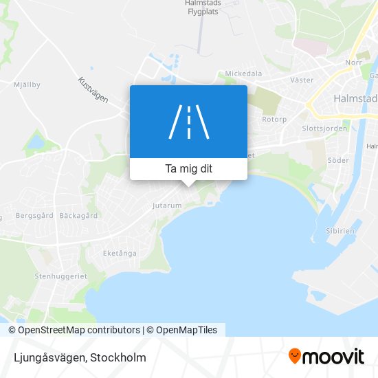 Ljungåsvägen karta