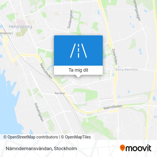 Nämndemansvändan karta