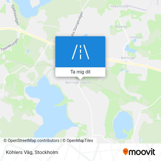 Köhlers Väg karta