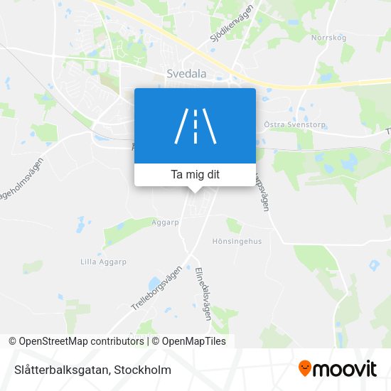 Slåtterbalksgatan karta