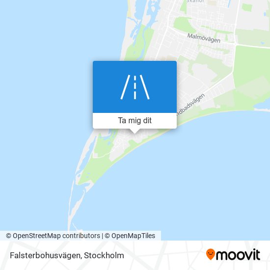 Falsterbohusvägen karta