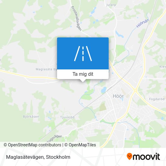 Maglasätevägen karta