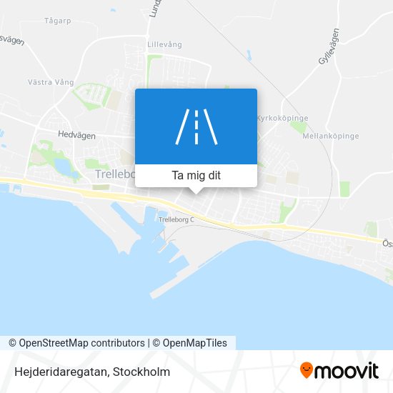 Hejderidaregatan karta