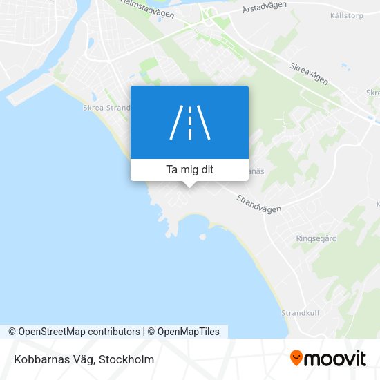 Kobbarnas Väg karta