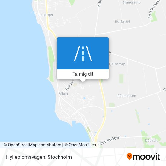 Hylleblomsvägen karta