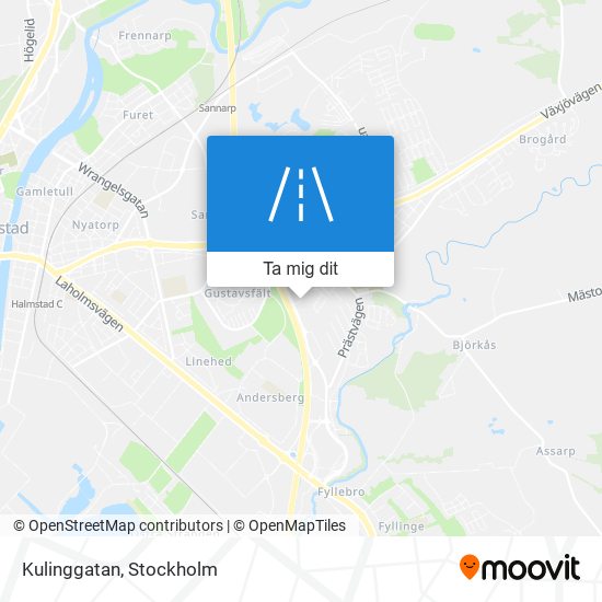 Kulinggatan karta