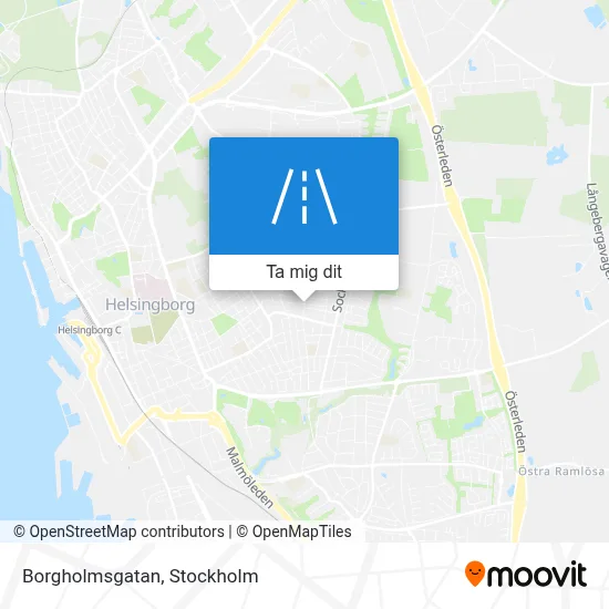 Borgholmsgatan karta