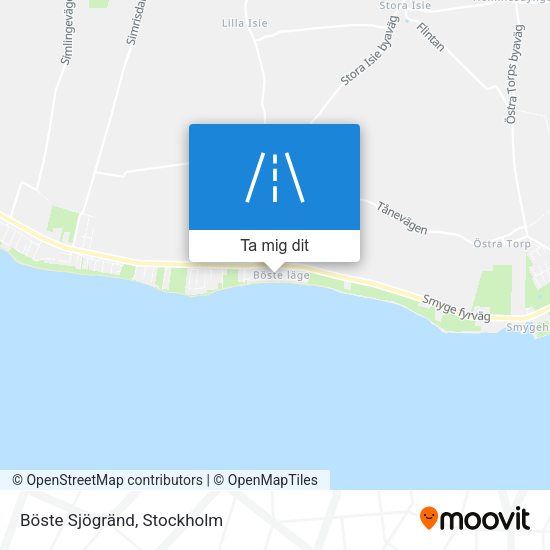 Böste Sjögränd karta